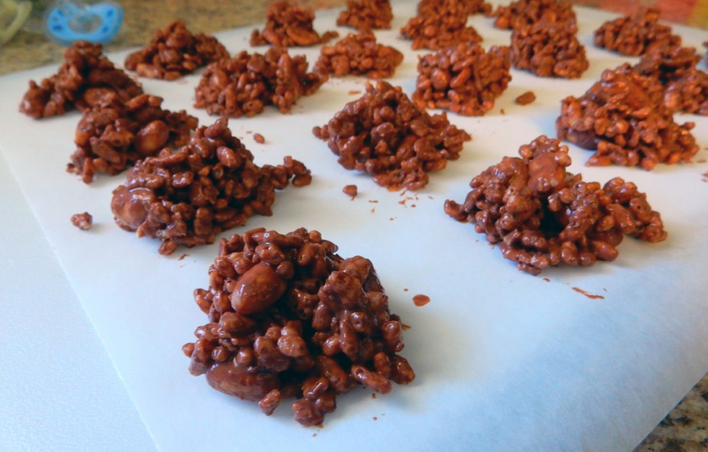 Rice Krispies Peanut Clusters